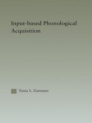 Cover of the book Input-based Phonological Acquisition by 