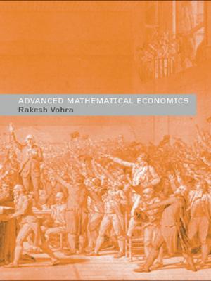 Cover of the book Advanced Mathematical Economics by Marshall Sponder, Gohar F. Khan