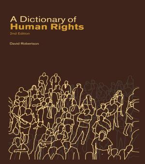Cover of the book A Dictionary of Human Rights by Michael Eigen