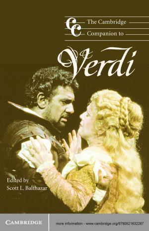 Cover of the book The Cambridge Companion to Verdi by Simon Esmonde Cleary