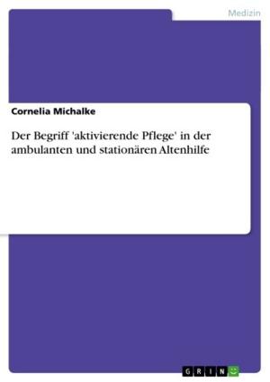 Book cover of Der Begriff 'aktivierende Pflege' in der ambulanten und stationären Altenhilfe