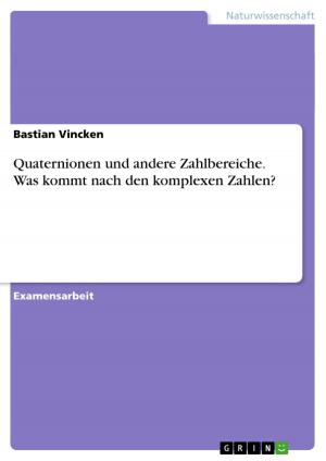 Cover of the book Quaternionen und andere Zahlbereiche. Was kommt nach den komplexen Zahlen? by Andy Blum