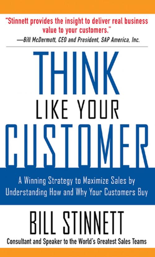 Cover of the book Think Like Your Customer: A Winning Strategy to Maximize Sales by Understanding and Influencing How and Why Your Customers Buy by Bill Stinnett, McGraw-Hill Education