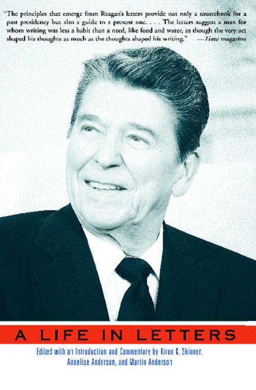 Cover of the book Reagan by Kiron K. Skinner, Annelise Anderson, Martin Anderson, Free Press