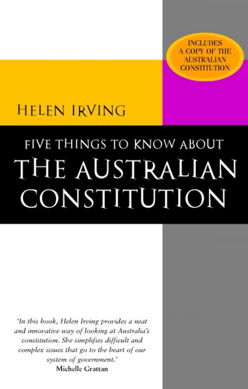 Cover of the book Five Things to Know About the Australian Constitution by Helen Irving, Cambridge University Press