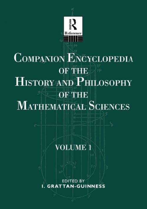 Cover of the book Companion Encyclopedia of the History and Philosophy of the Mathematical Sciences by , Taylor and Francis