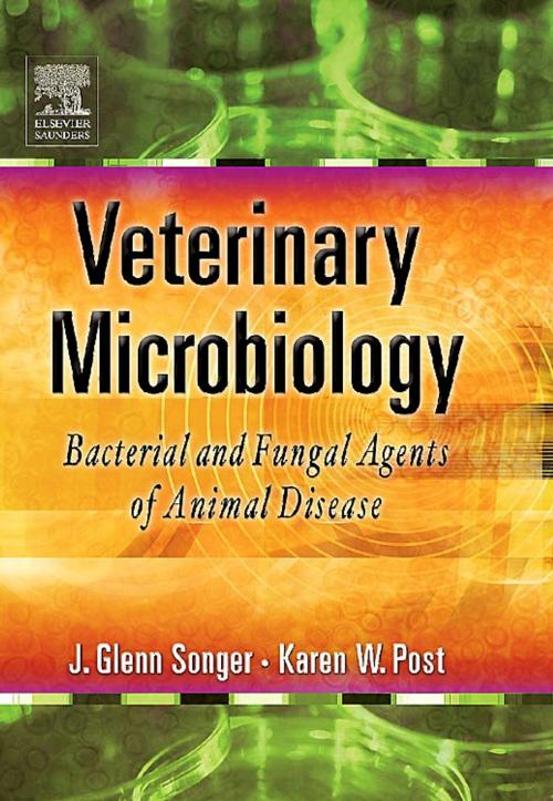Cover of the book Veterinary Microbiology - E-Book by Songer, Karen W. Post, J. Glenn Songer, PhD, Elsevier Health Sciences