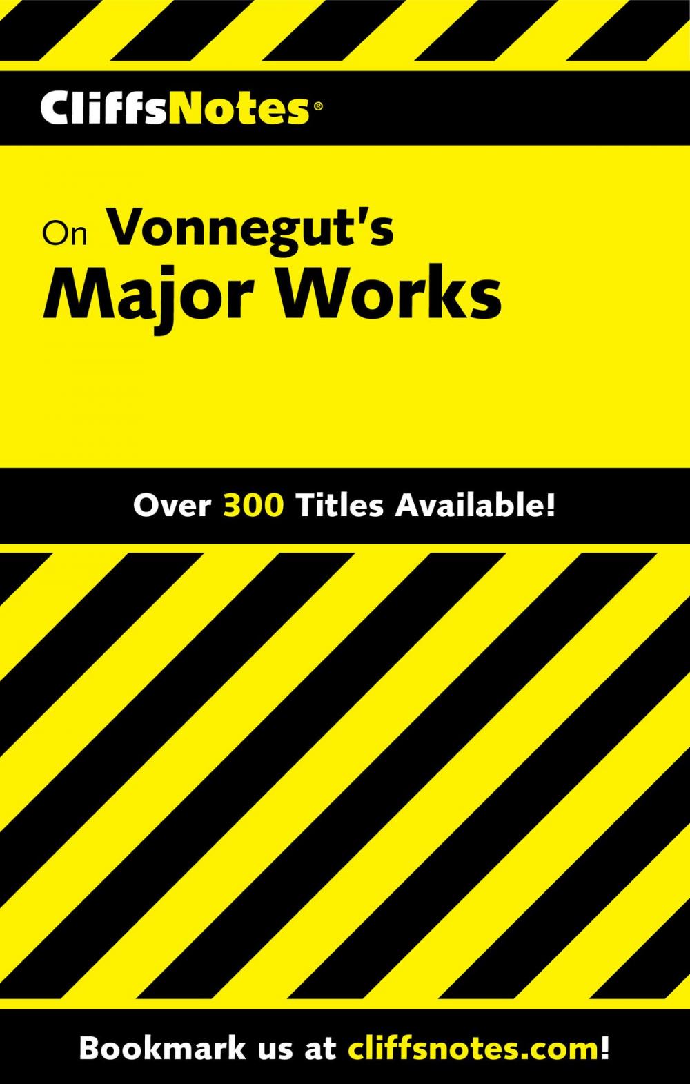 Big bigCover of CliffsNotes on Vonnegut's Major Works
