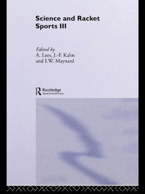 Cover of the book Science and Racket Sports III by Terry Geurkink