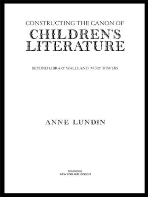 Book cover of Constructing the Canon of Children's Literature