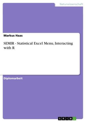 Cover of the book SEMIR - Statistical Excel Menu, Interacting with R by Markus Schröder, LL.M. (Informationsrecht)