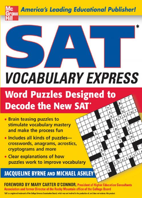 Cover of the book SAT Vocabulary Express by Jacqueline Byrne, Michael Ashley, McGraw-Hill Education