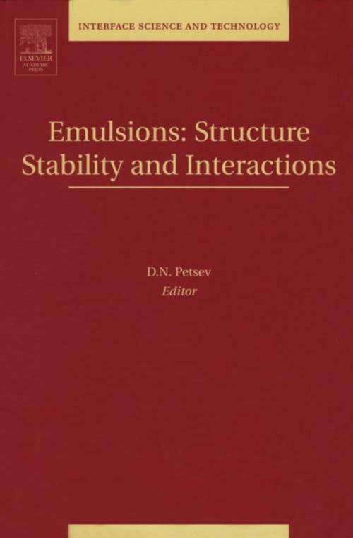 Cover of the book Emulsions: Structure, Stability and Interactions by , Elsevier Science