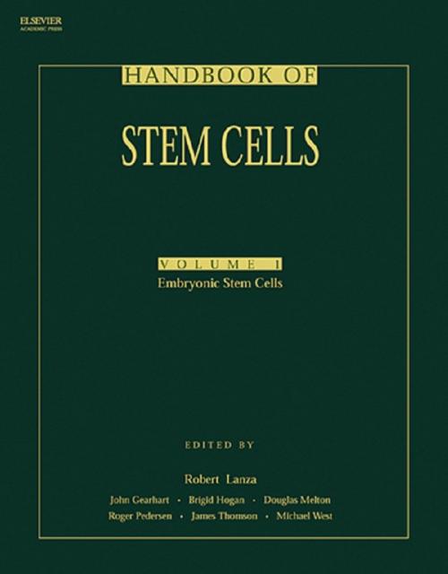 Cover of the book Handbook of Stem Cells, Two-Volume Set by , Elsevier Science