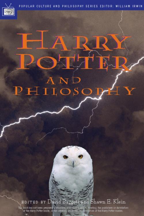 Cover of the book Harry Potter and Philosophy by David Baggett, Shawn E. Klein, Open Court