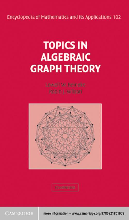 Cover of the book Topics in Algebraic Graph Theory by , Cambridge University Press