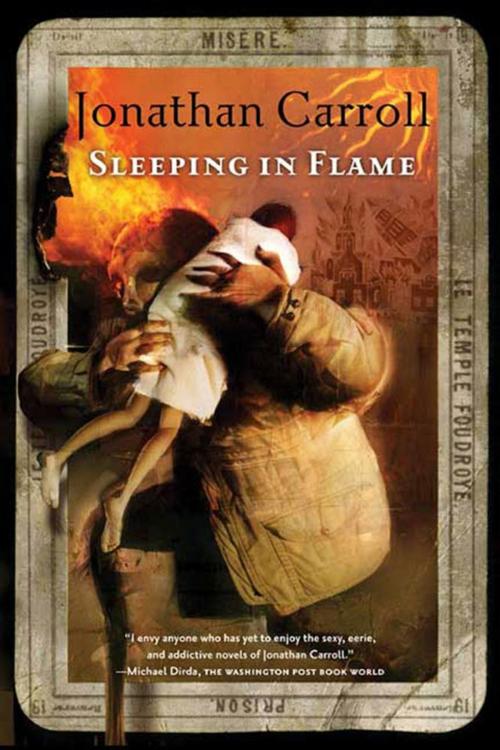 Cover of the book Sleeping in Flame by Jonathan Carroll, Tom Doherty Associates