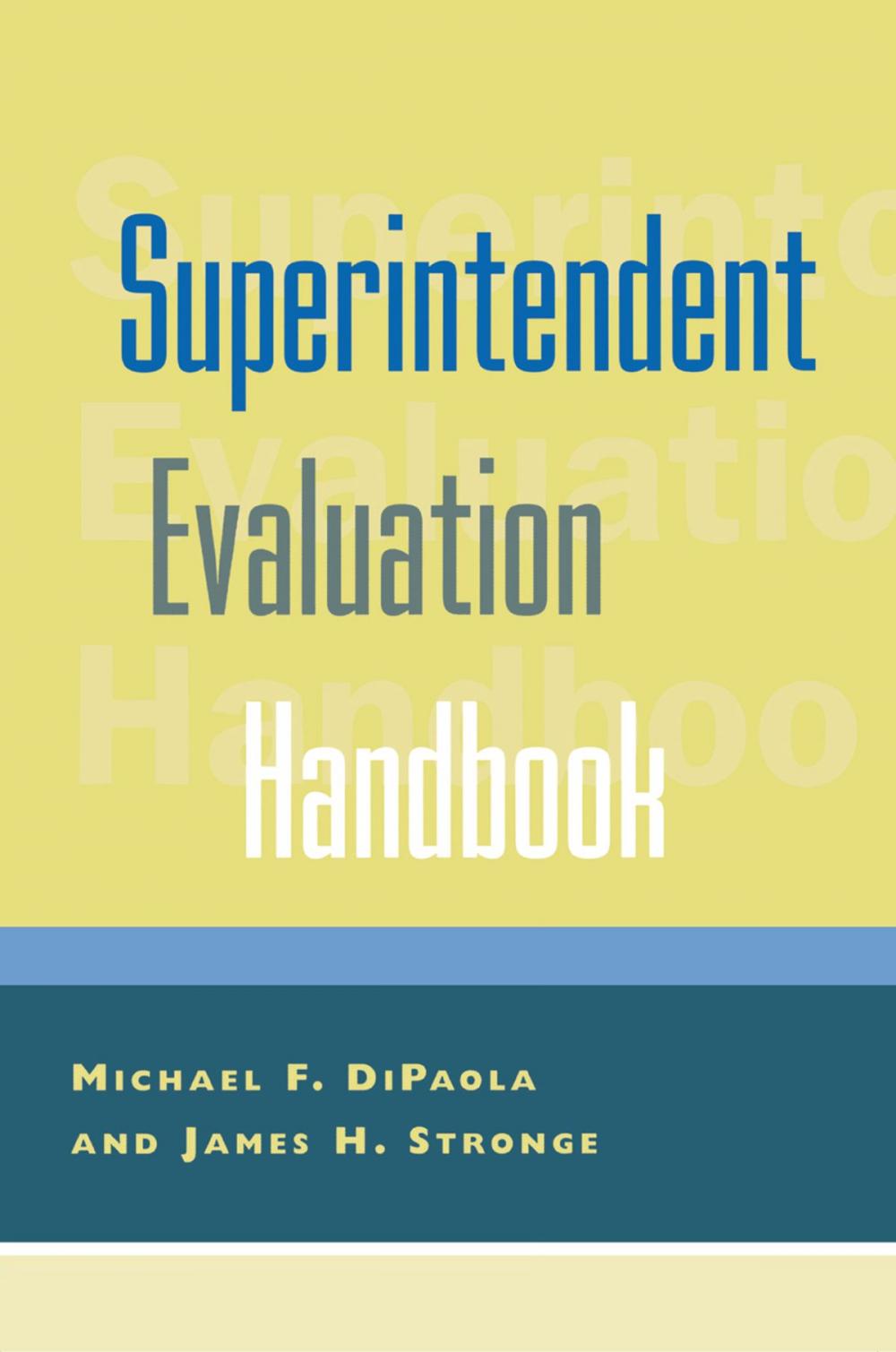 Big bigCover of Superintendent Evaluation Handbook