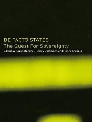 Cover of the book De Facto States by Sarah J. Shin