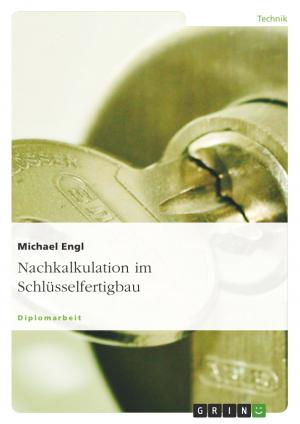 Cover of the book Nachkalkulation im Schlüsselfertigbau by Melanie W.