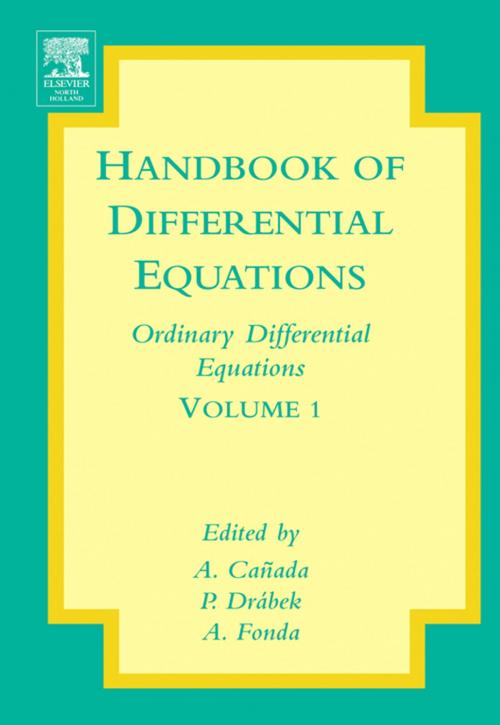 Cover of the book Handbook of Differential Equations: Ordinary Differential Equations by A. Canada, P. Drabek, A. Fonda, Elsevier Science