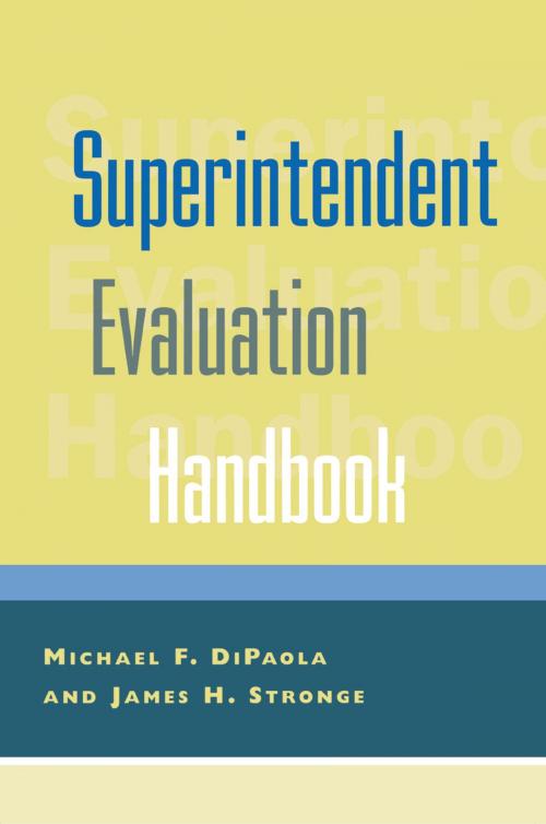 Cover of the book Superintendent Evaluation Handbook by Michael F. DiPaola, James H. Stronge, R&L Education