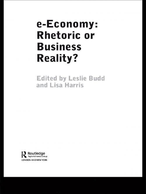 Cover of the book e-Economy by Leslie Budd, Lisa Harris, Taylor and Francis