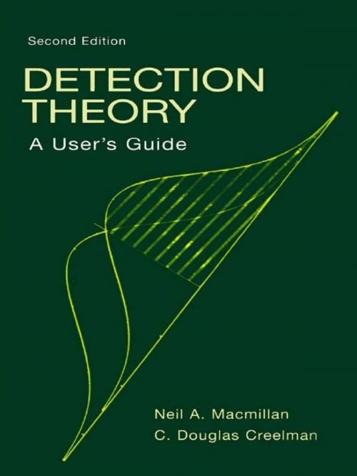 Cover of the book Detection Theory by Neil A. Macmillan, C. Douglas Creelman, Taylor and Francis