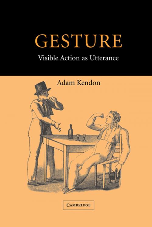 Cover of the book Gesture by Adam Kendon, Cambridge University Press