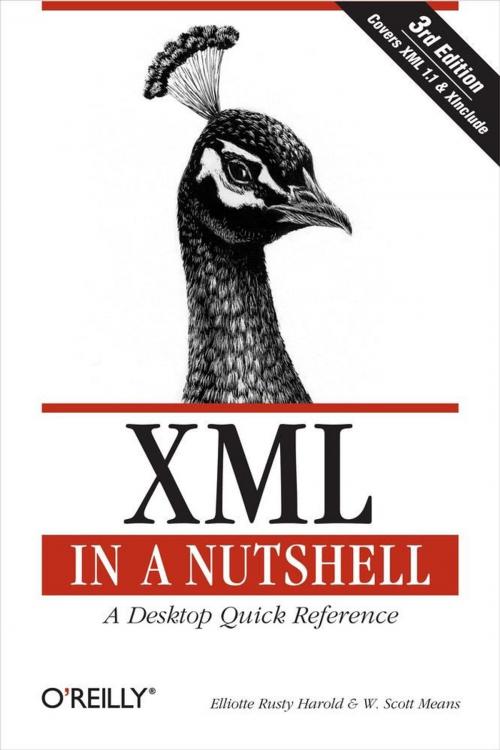 Cover of the book XML in a Nutshell by Elliotte Rusty Harold, W. Scott Means, O'Reilly Media