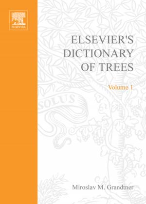 Book cover of Elsevier's Dictionary of Trees