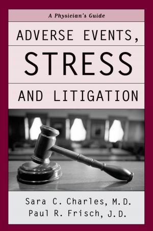 Book cover of Adverse Events, Stress, and Litigation