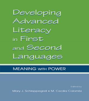 Cover of the book Developing Advanced Literacy in First and Second Languages by Paul J. Vermette, Cynthia L. Kline