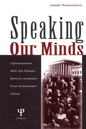 Book cover of Speaking Our Minds