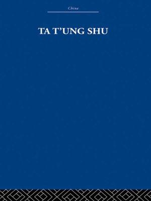 Cover of the book Ta t'ung Shu by Jan Masschelein, Maarten Simons