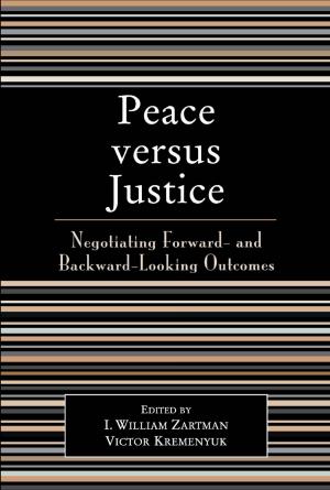 Cover of the book Peace versus Justice by Michael D. Burroughs, Jana Mohr Lone