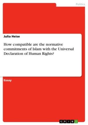 Cover of the book How compatible are the normative commitments of Islam with the Universal Declaration of Human Rights? by Jana Andreas