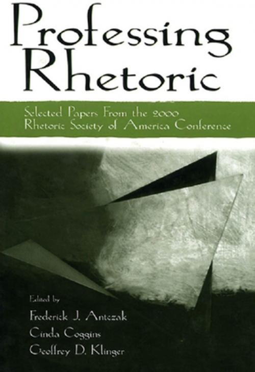 Cover of the book Professing Rhetoric by , Taylor and Francis