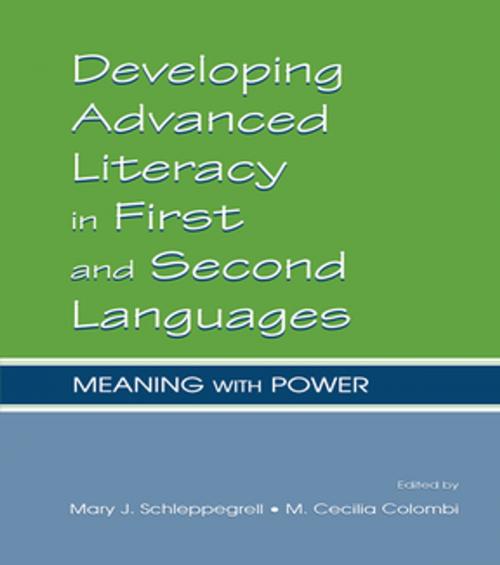 Cover of the book Developing Advanced Literacy in First and Second Languages by , Taylor and Francis