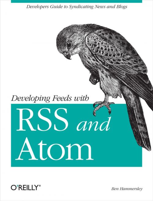 Cover of the book Developing Feeds with RSS and Atom by Ben Hammersley, O'Reilly Media