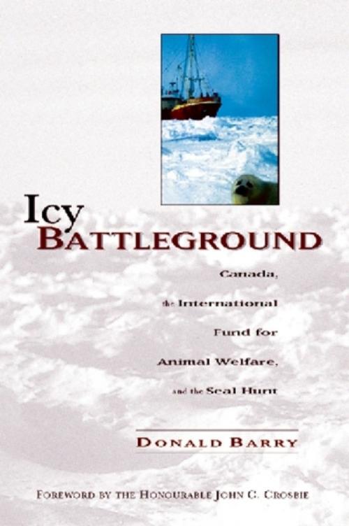 Cover of the book Icy Battleground by Donald Barry, Breakwater Books Ltd.