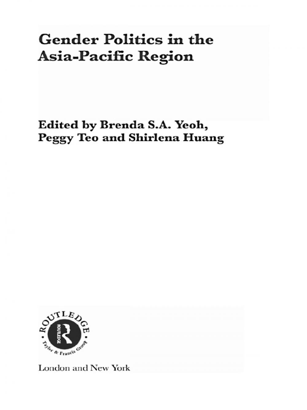 Big bigCover of Gender Politics in the Asia-Pacific Region