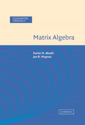 Cover of the book Matrix Algebra by Michael Anthony Lawrence