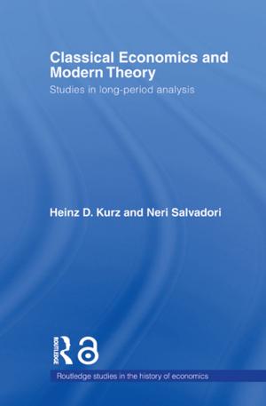 Cover of the book Classical Economics and Modern Theory by David G. Williamson