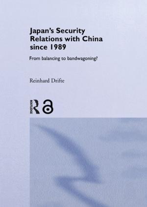 Cover of the book Japan's Security Relations with China since 1989 by Claudrena N. Harold