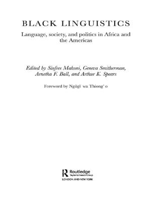 Book cover of Black Linguistics