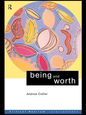 Book cover of Being and Worth