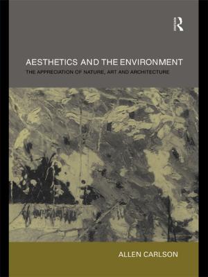 Cover of the book Aesthetics and the Environment by Brian Clegg