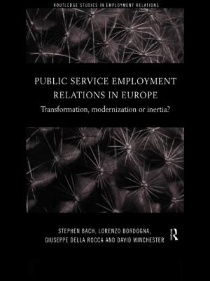 Cover of the book Public Service Employment Relations in Europe by 