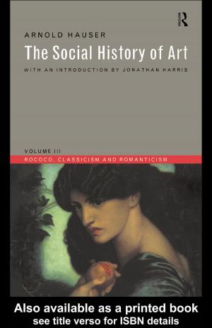 Cover of Social History of Art, Volume 3